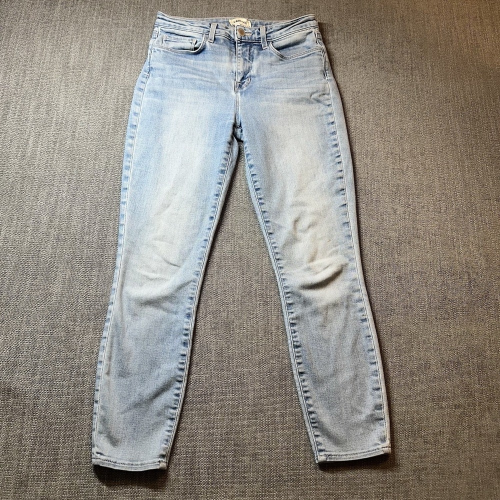 L'AGENCE Maigre Skinny Jeans Women's 26 Blue High Rise Stretch Denim Designer